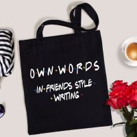 15 Personalised Friends style tote bag