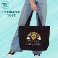 18 ray of fucking sunshine tote bag