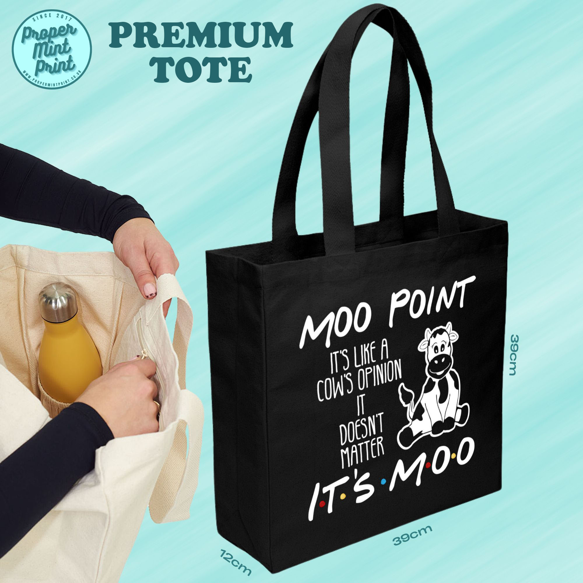 Premium Tote - 6 moo point friends tote bag