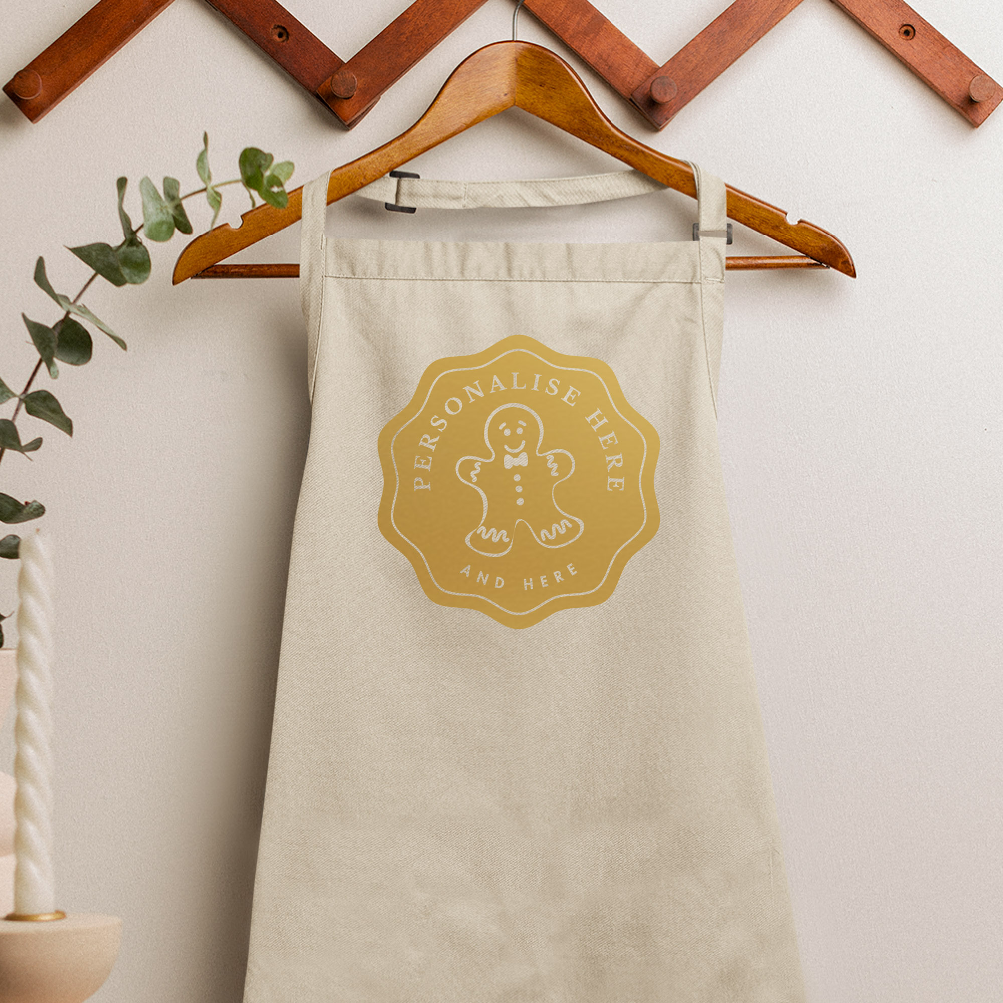 Apron23 personalised gingerbread apron