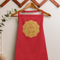 Apron25 personalised gingerbread apron