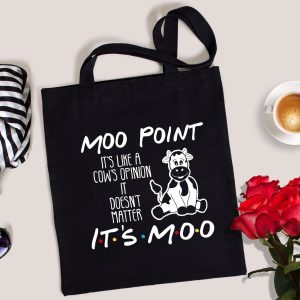 moo point friends tote bag