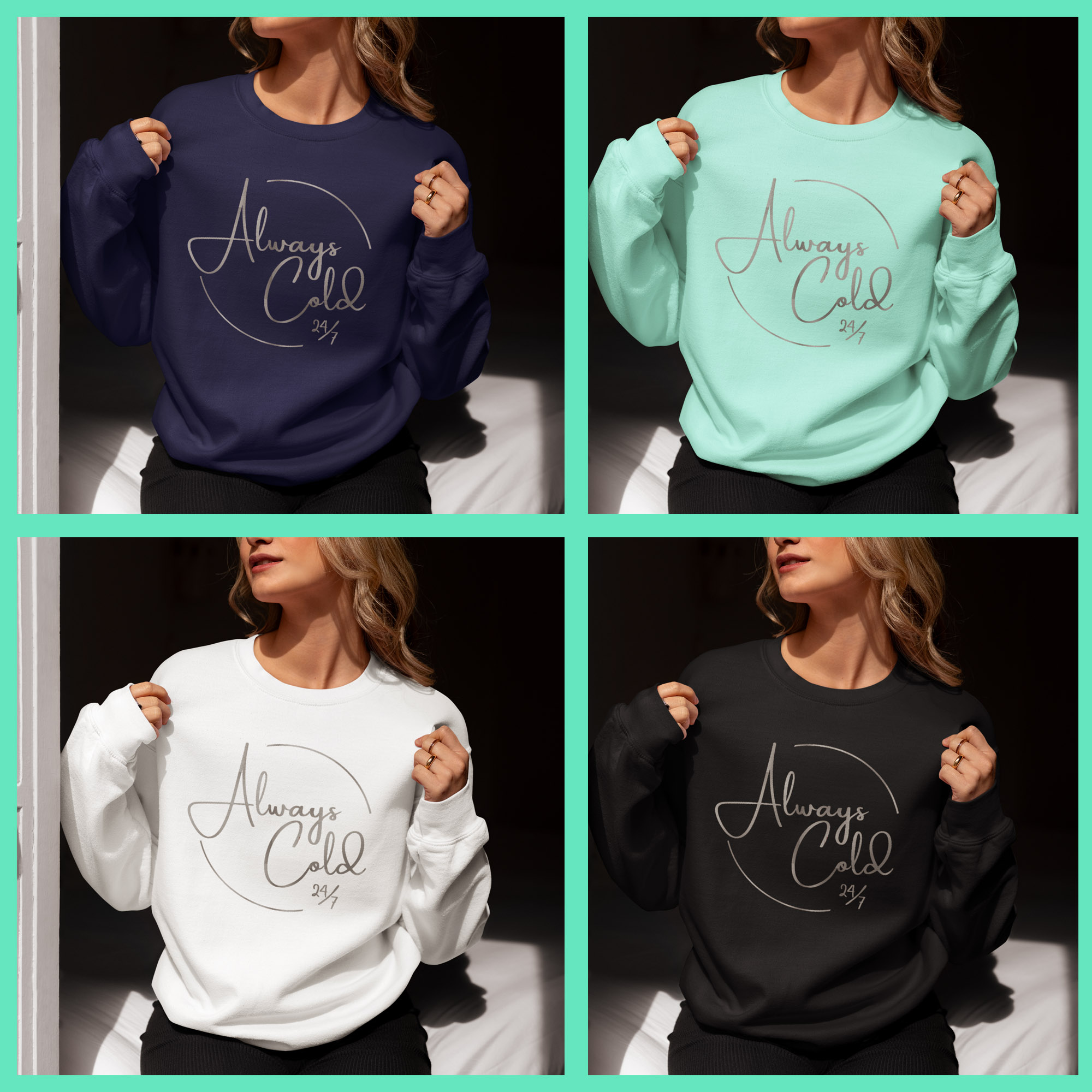 alwayscold Always Cold Hoodie Sweatshirt