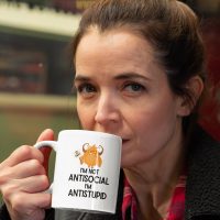 anti3 not antisocial I'm anti stupid