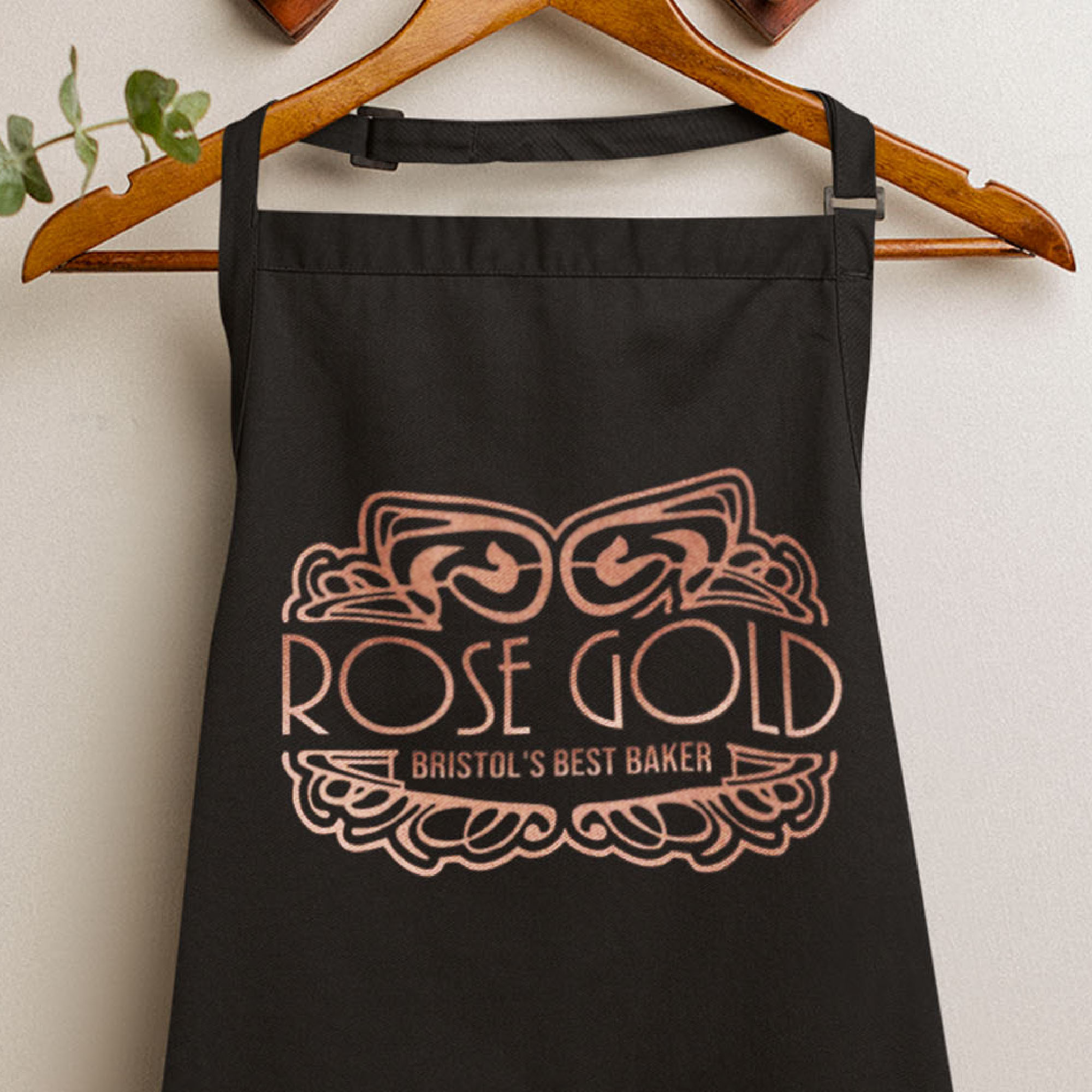 apronRose art deco style apron personalised