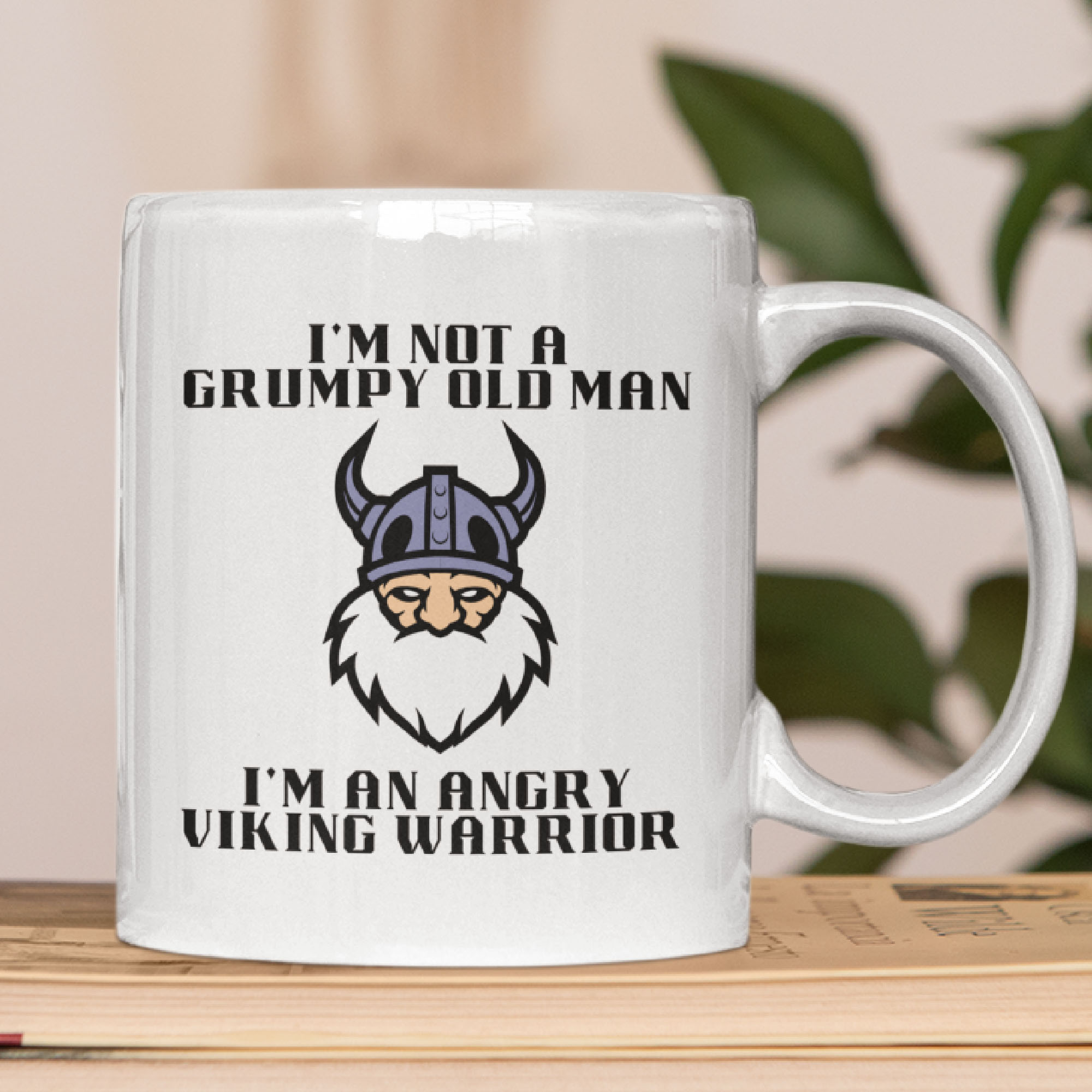 not grumpy old man angry Viking warrior