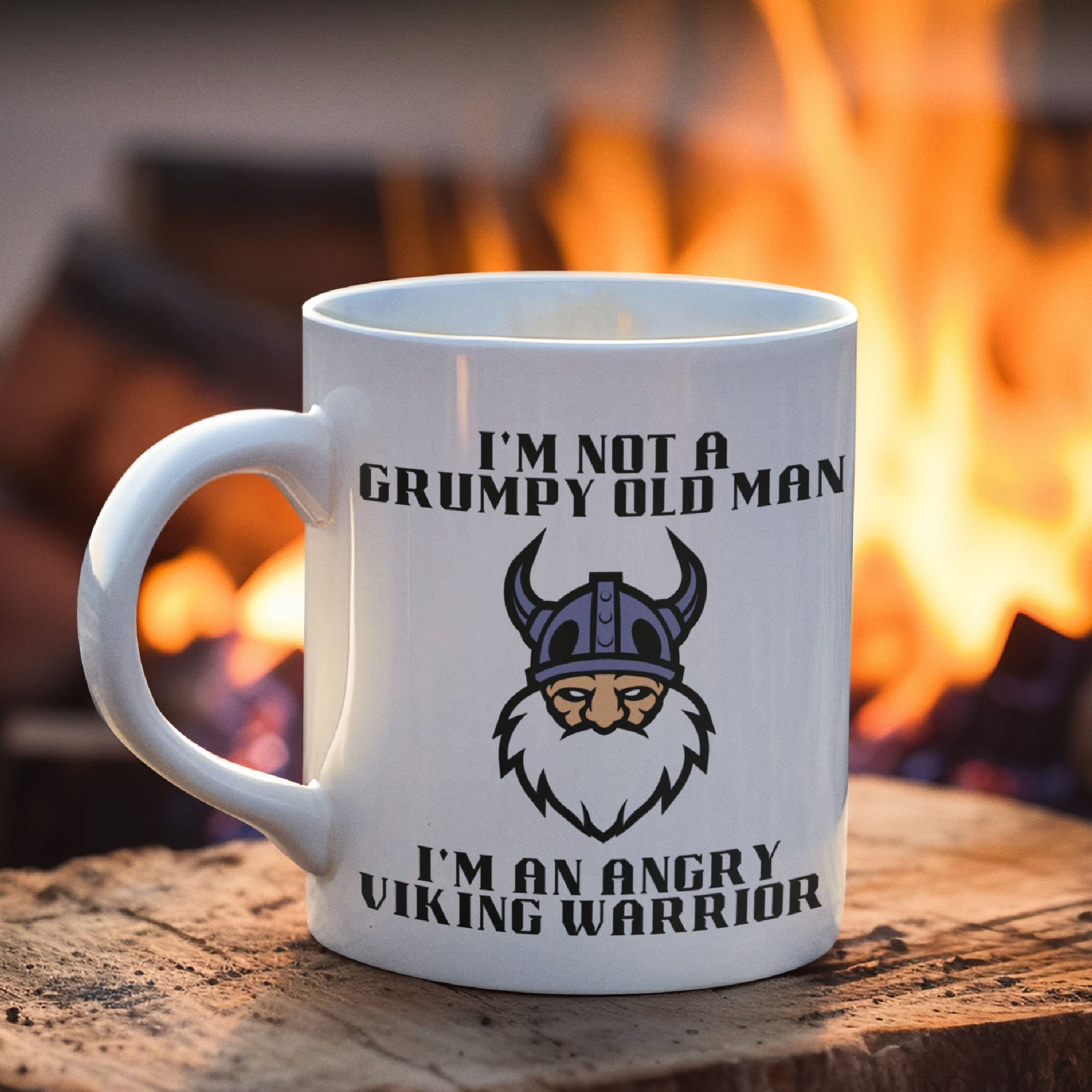 Grumpy Old Man/Viking warrior