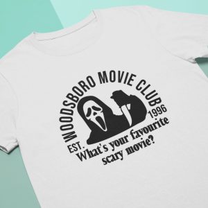screamW Woodsboro movie club tee | scream inspired tshirt
