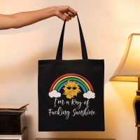 sunshine3 ray of fucking sunshine tote bag