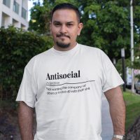 antisocial antisocial definition tshirt