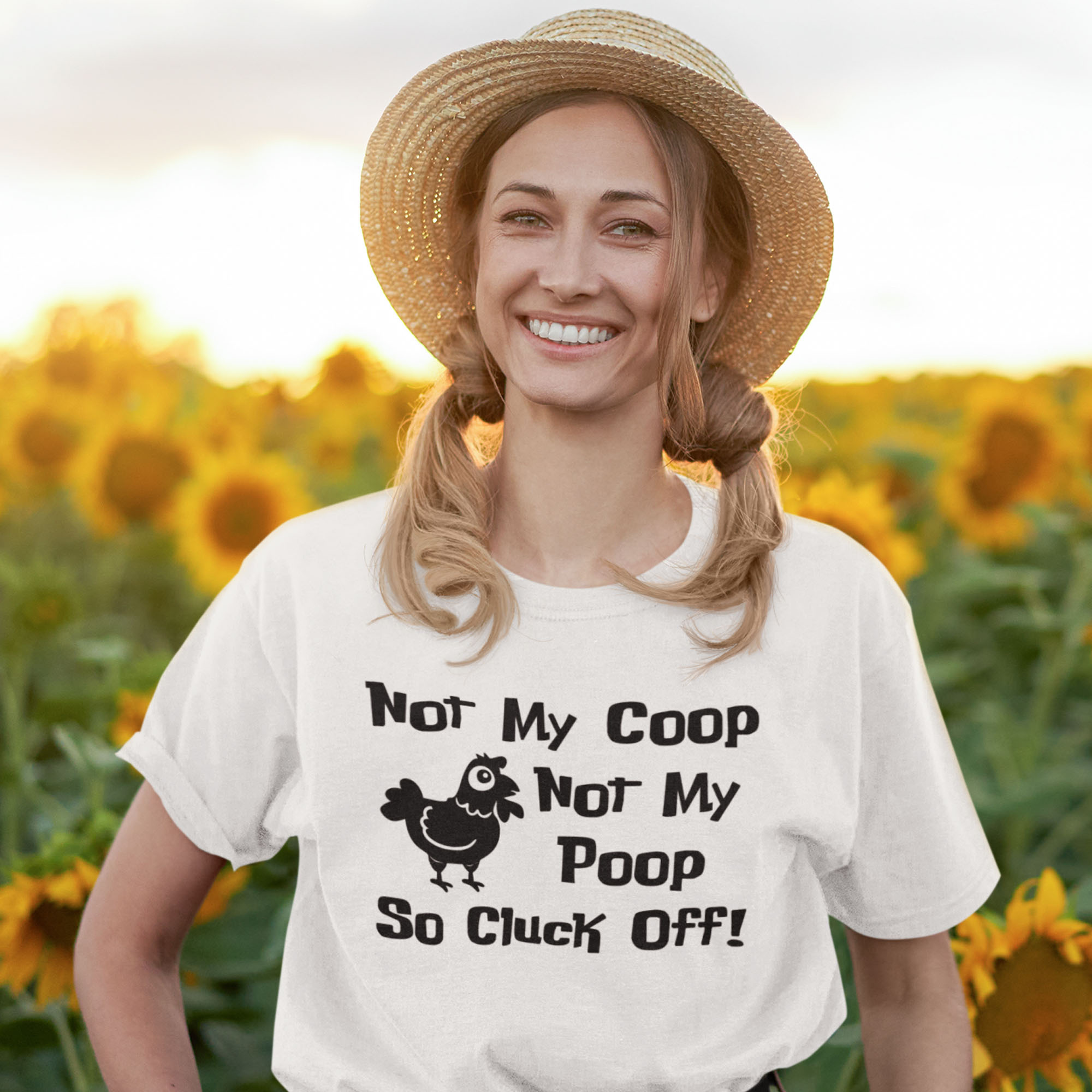 coop1 Not My Coop Not My Poop tshirt