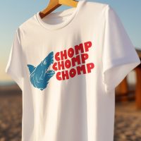 jaws3 funny shark chomp jaws tshirt
