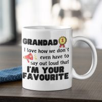 Imfave grandad I'm your favourite grandchild mug