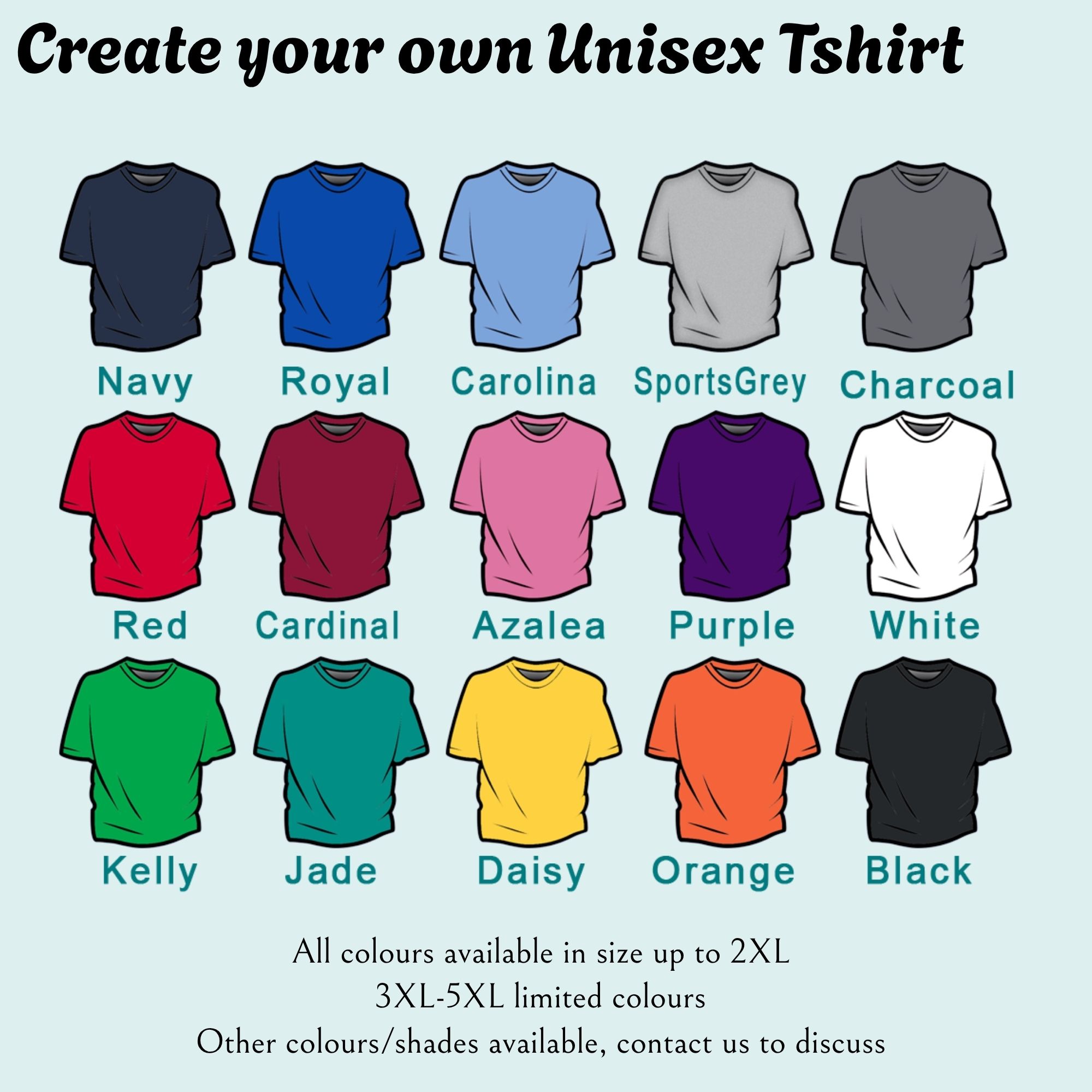 CYO Unisex Tshirt - with image/Photo - Single Sided