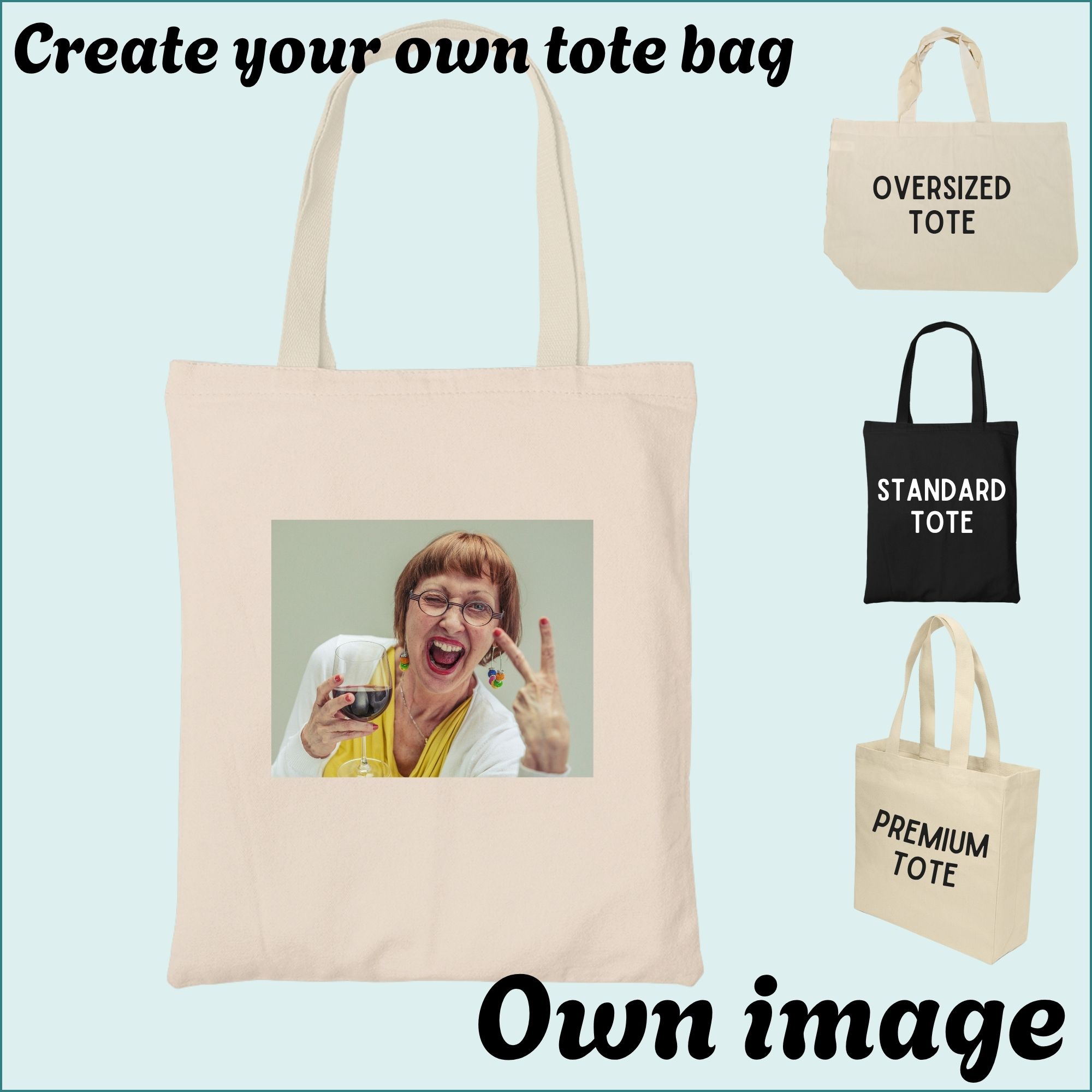 CYO Tote bag - With image/photo