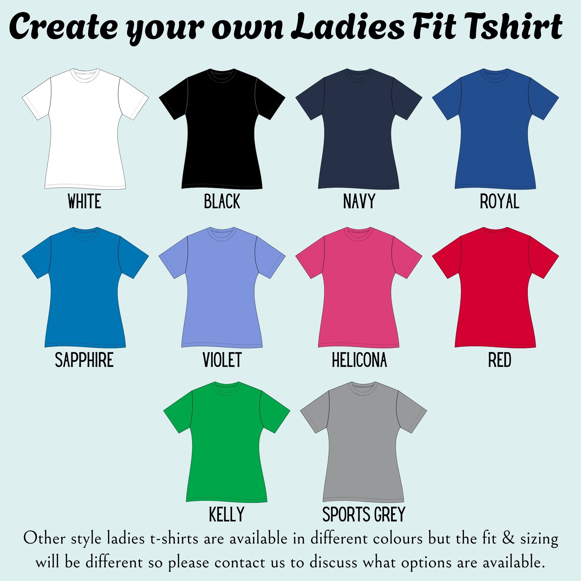 27 CYO Ladies Fit Tshirt - Words only - Single Sided
