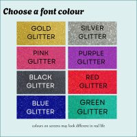 35 glitter colours