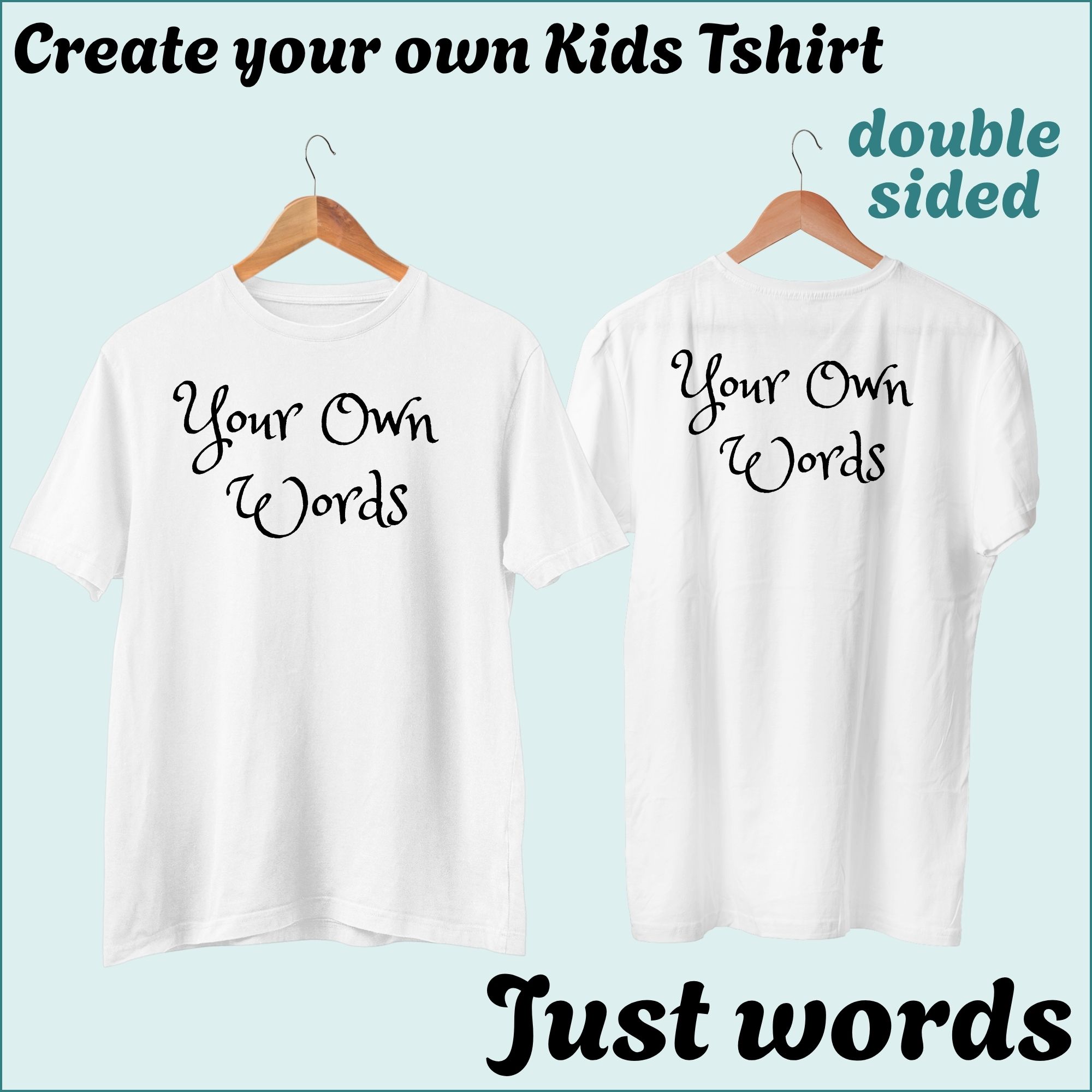 47 CYO Kids Tshirt - Words only - Double Sided