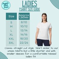 8 CYO Ladies Fit Tshirt - Words only - Single Sided