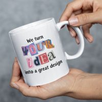 Personalised mug1 Create Your Own mug - ransom note design