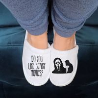 slipperHalloween1 Scream style Spa Slippers
