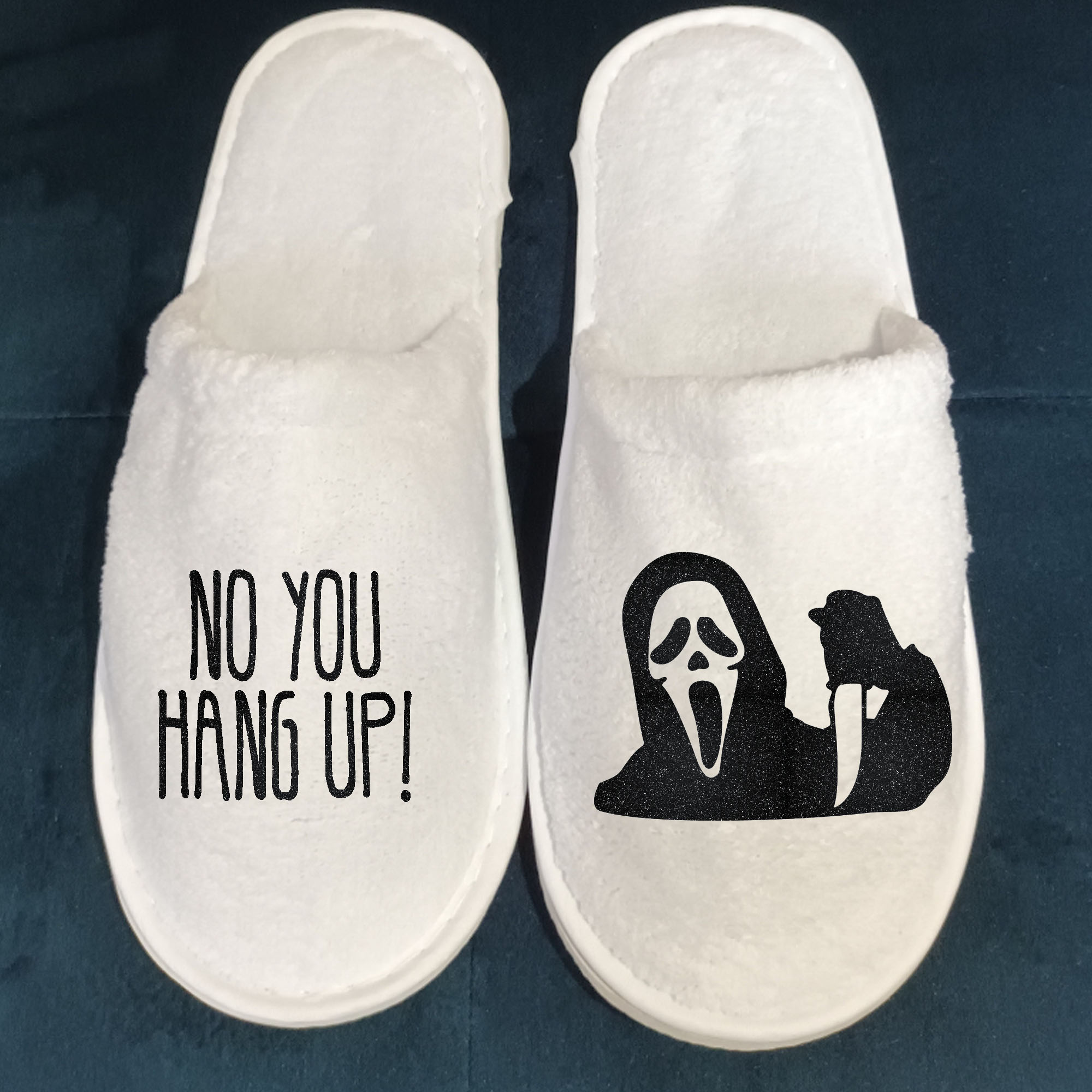 slipperHalloween3 Scream style Spa Slippers