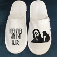 slipperHalloween4 Scream style Spa Slippers