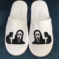 slipperHalloween5 Scream style Spa Slippers
