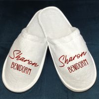 slippers4 Personalised Spa Slippers