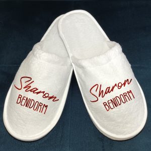 slippers4 Personalised Spa Slippers