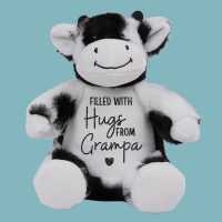 personalised cow Personalised Keepsake Teddy