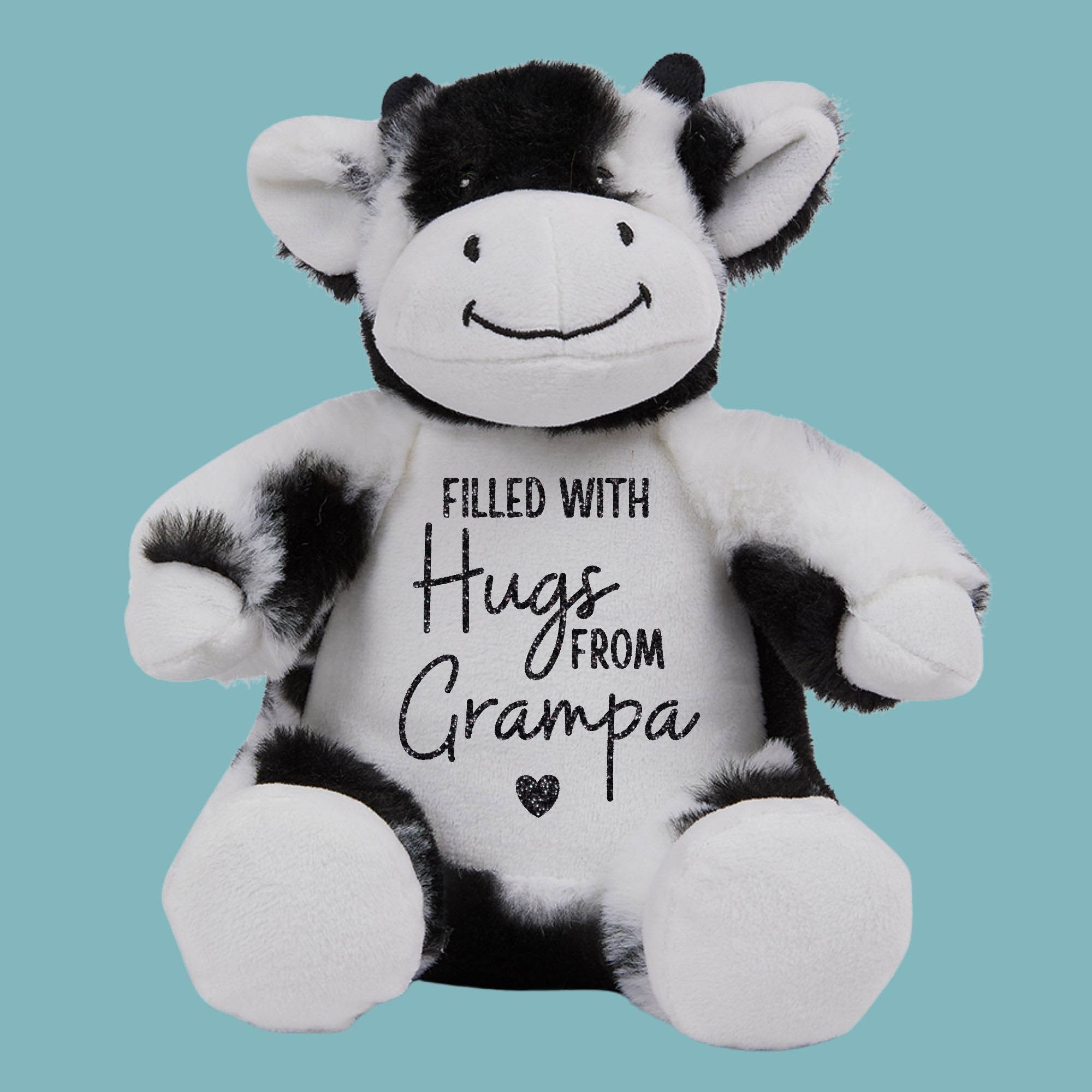 personalised cow Personalised Keepsake Teddy