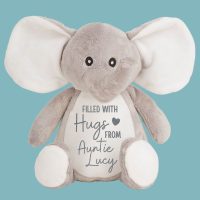 personalised elephant Personalised Keepsake Teddy