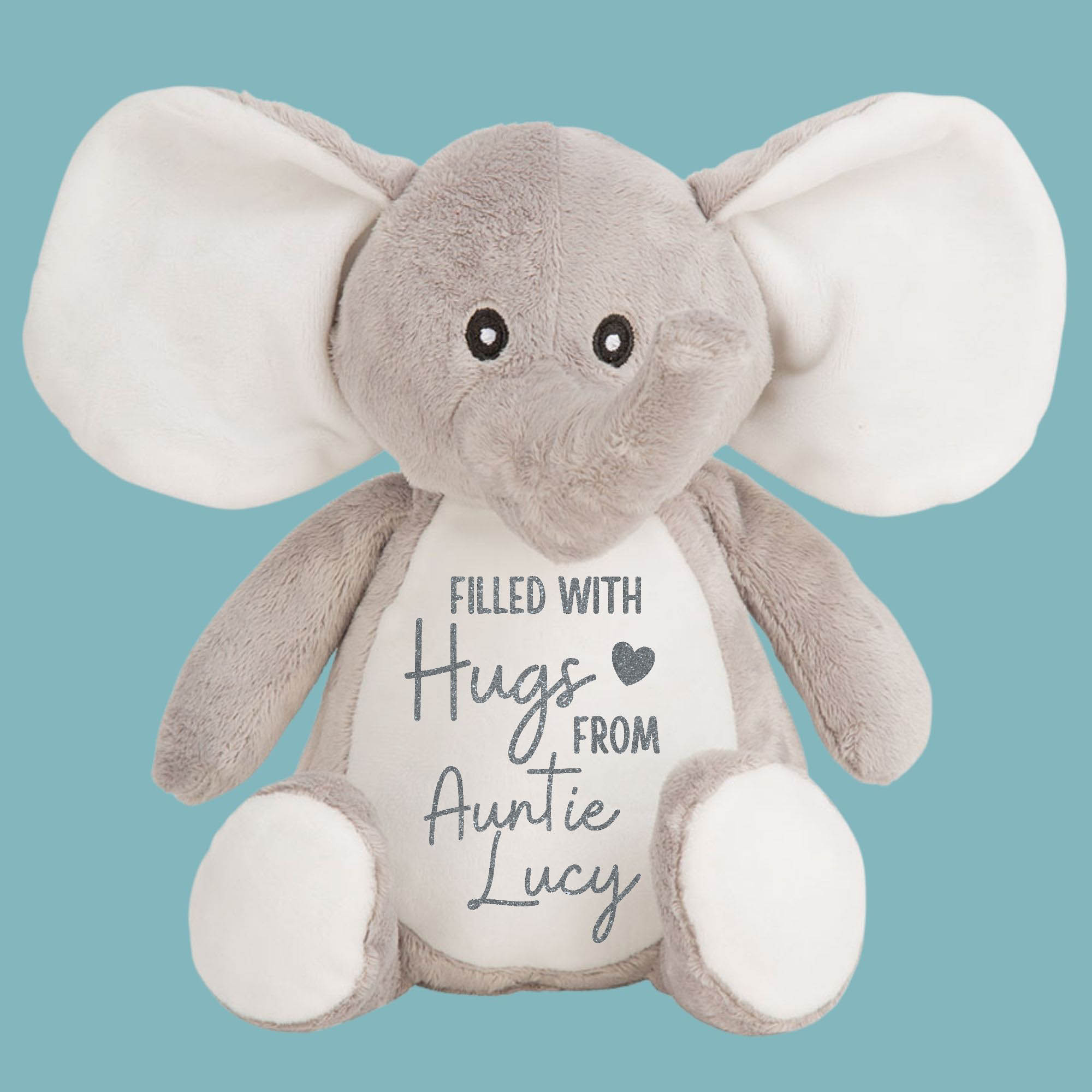 personalised elephant Personalised Keepsake Teddy
