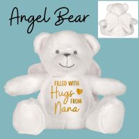 personalised angel bear Personalised Keepsake Teddy