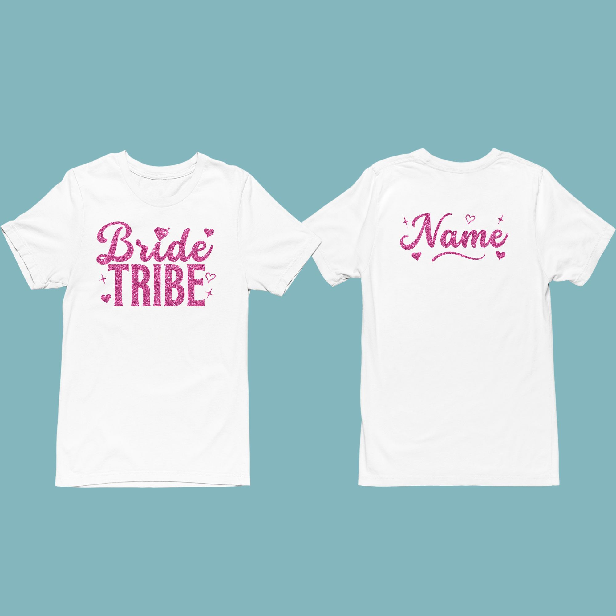 Bride Tribe white Bride Tribe Hen tshirt