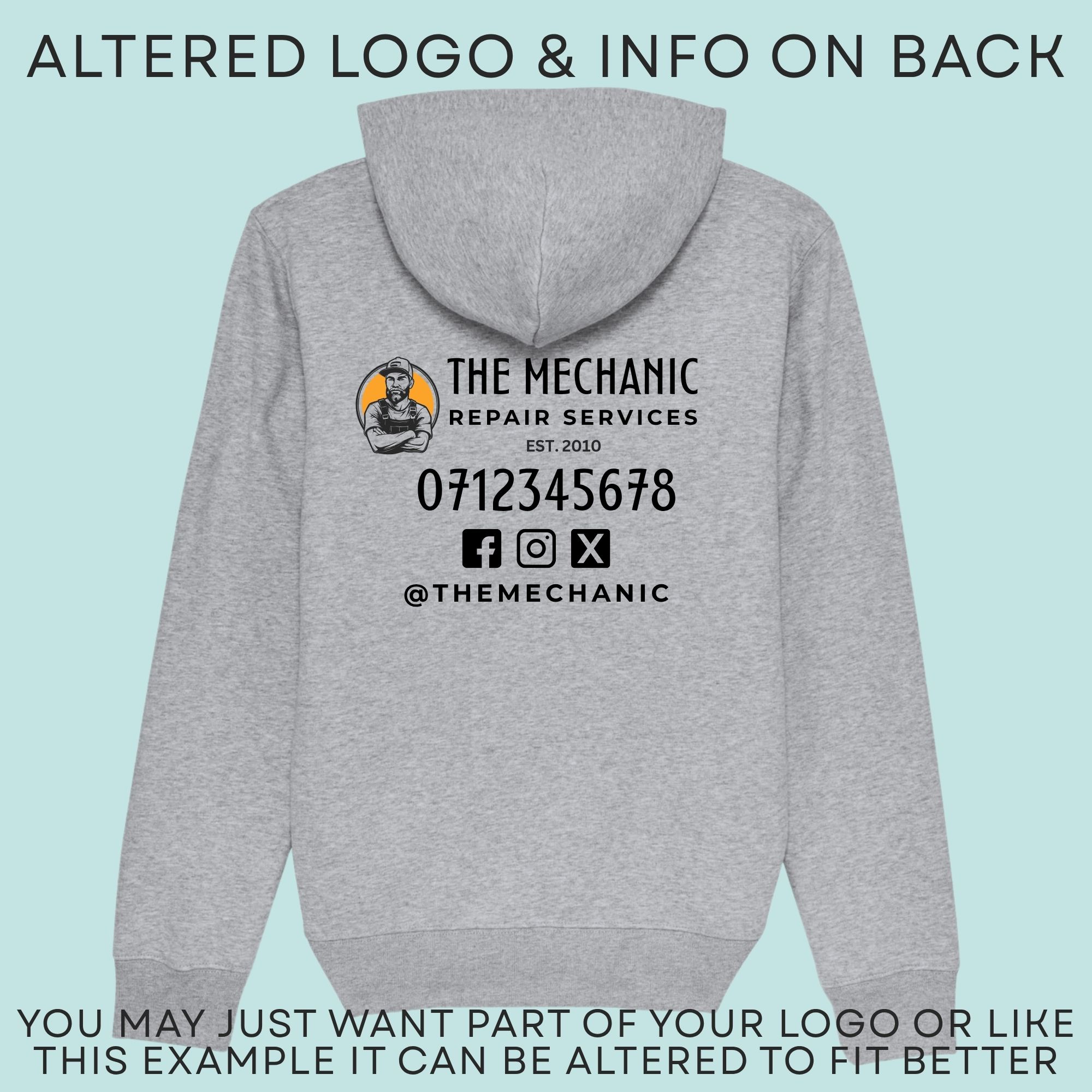 Custom Work Hoodie Custom Work Hoodie