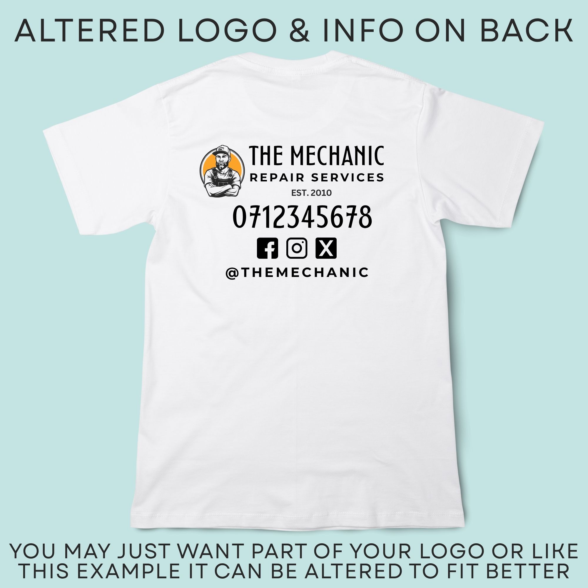 Custom Work T-Shirts with Your Logo