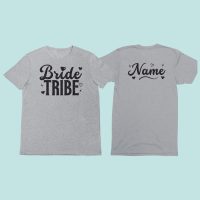 Bride Tribe grey Bride Tribe Hen tshirt