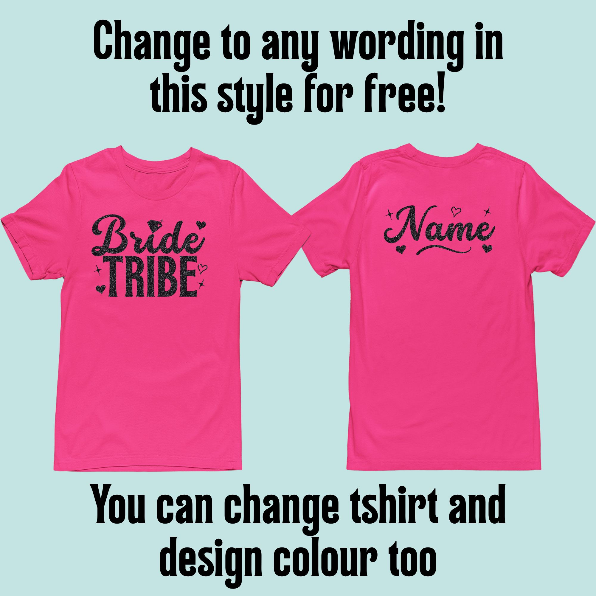 Bride Tribe Pink Bride Tribe Hen
