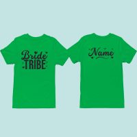 Bride Tribe green Bride Tribe Hen tshirt