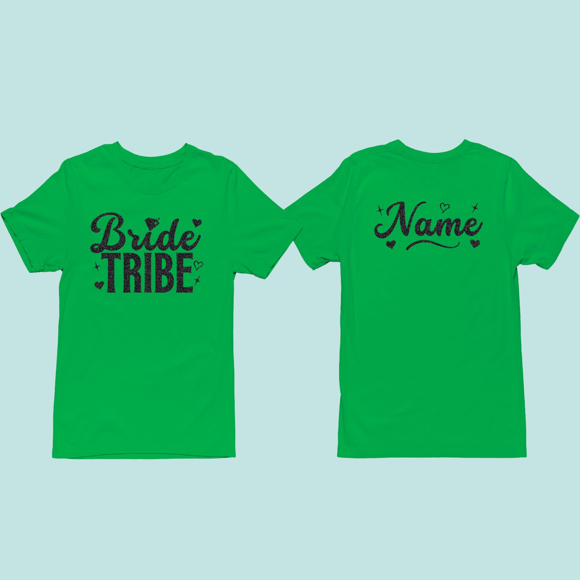 Bride Tribe green Bride Tribe Hen tshirt