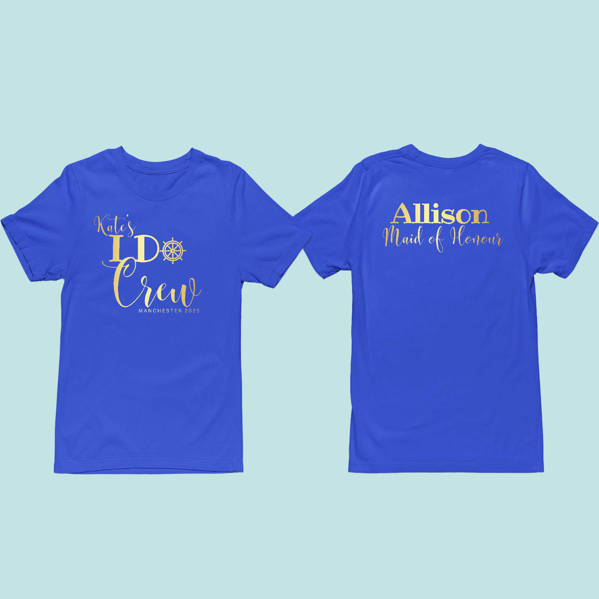 I do crew sailor hen tshirt blue I do crew sailor hen tshirt blue