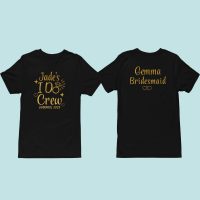 I do crew hen tshirt black I Do Crew Hen party t-shirts black
