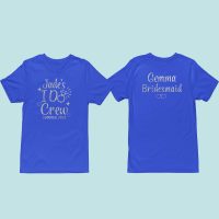 I do crew hen tshirt blue I Do Crew Hen party t-shirts blue