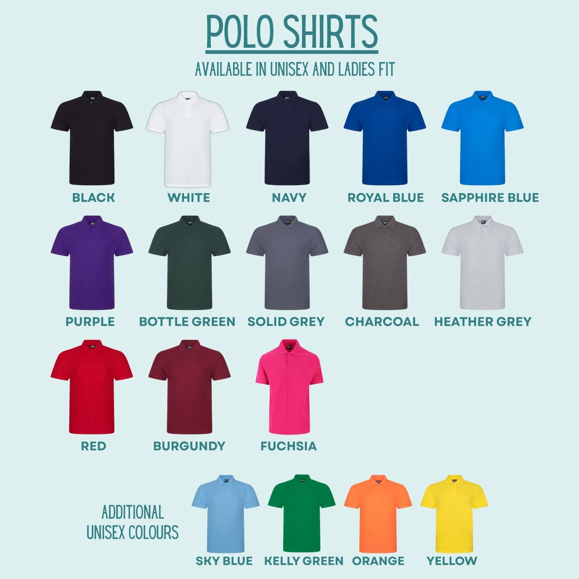 Polo colour chart Polo colour chart