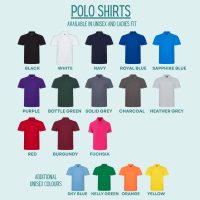 Polo colour chart Polo colour chart