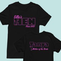 Neon style Hen party tshirt Neon style Hen party tshirt