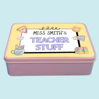 Personalised Teacher Tin Gift - Empty