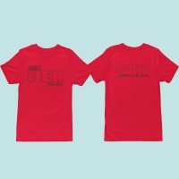 Neon style Hen party tshirt red Neon style Hen party tshirt